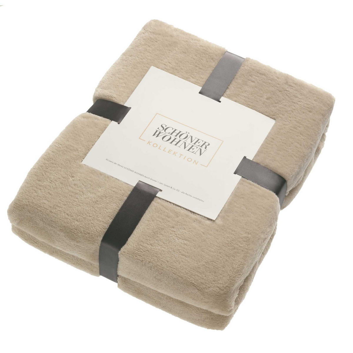 KUSCHELDECKE SMOOTH - Sandfarben, Textil (140/200cm) - Schöner Wohnen