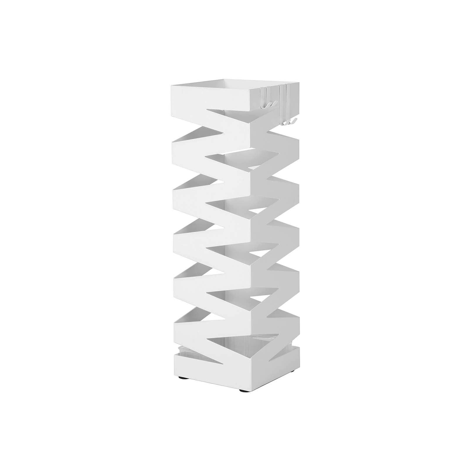 REGENSCHIRMSTÄNDER - Weiß, Metall (15.5/49/15.5cm) - Hansiro