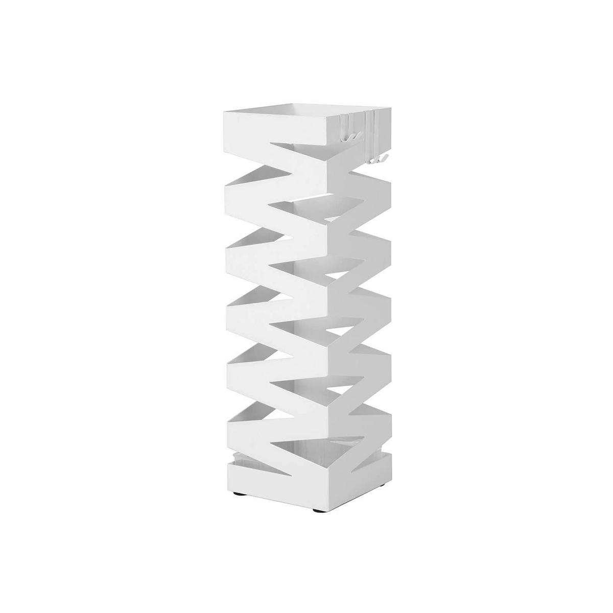 REGENSCHIRMSTÄNDER - Weiß, Metall (15.5/49/15.5cm) - Hansiro