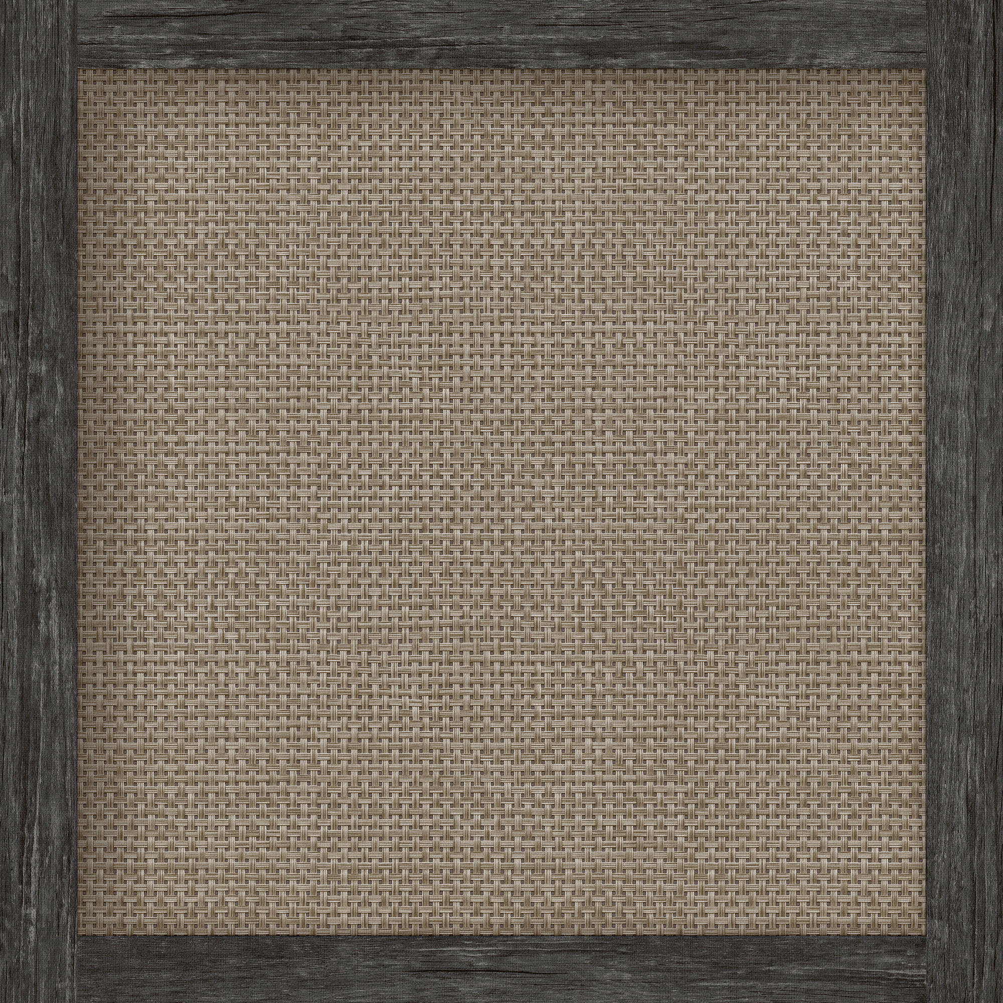 VLIESTAPETE - Rattan-Rahmen - Schwarz/Braun, Papier/Kunststoff (52/1000cm) - Easy Decor