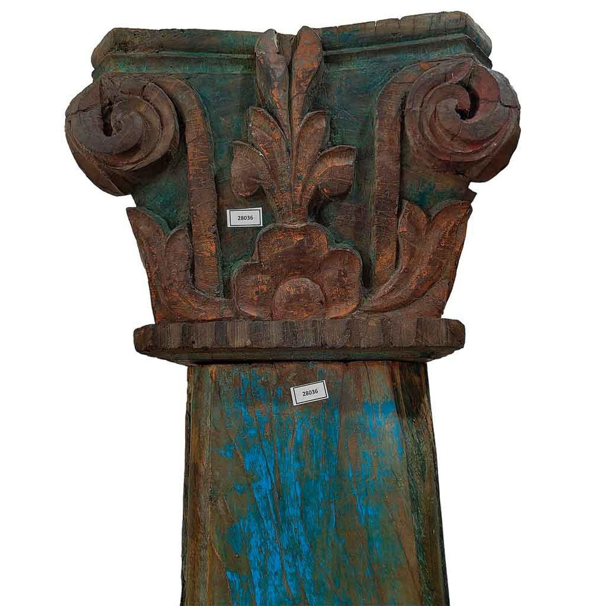 DEKORATIONSSTÜCK aus Holz, blau, 32x230cm - Braun, Holz (32/230/32cm) - Wanderlust