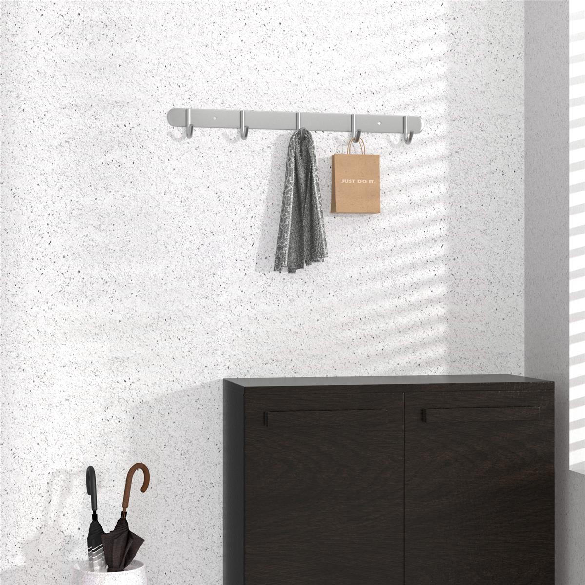 GARDEROBENLEISTE 38.1/5/5 cm - Silberfarben, Metall (5/5/38.1cm) - Intirilife