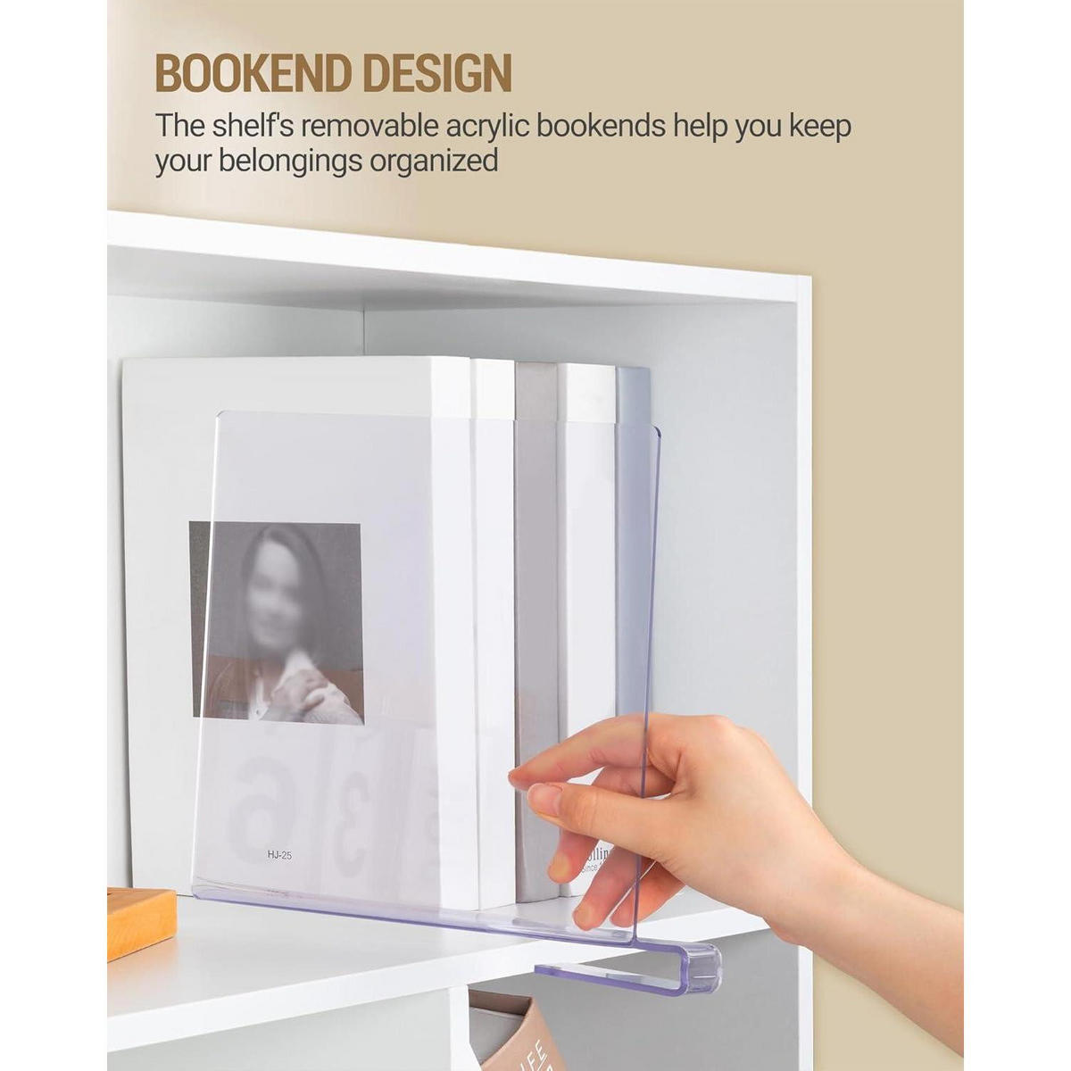 BÜCHERREGAL 6-lagig Weiß 77 x 182,5 cm - Weiß, Holzwerkstoff (77/182.5/24cm)
