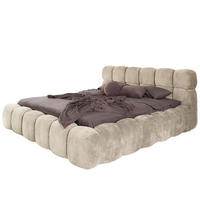 POLSTERBETT 200x200 ELVA Beige - Beige, Holzwerkstoff (200/200cm) - Compleo24