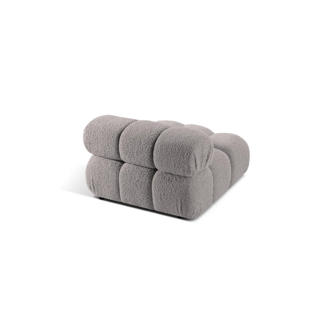 Thumbnail - Micadoni Modul, Hellgrau, Textil, 1-Sitzer, 94x70x94 cm, Hergestellt in Europa, Wohnzimmer, Sofas & Couches, Sofas, Modu...