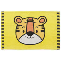 KINDERTEPPICH Ranchi 90/60 cm - Gelb, Textil (60/90cm) - Beliani