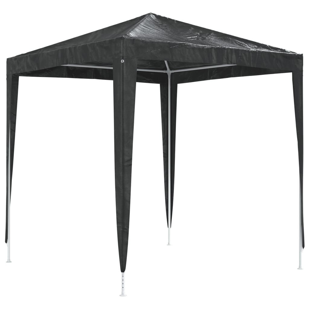 PROFI-PARTYZELT 2/2 M Anthrazit - Anthrazit, Kunststoff (200/240/200cm) - vidaXL
