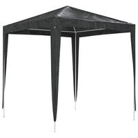 PROFI-PARTYZELT 2/2 M Anthrazit - Anthrazit, Kunststoff (200/240/200cm) - vidaXL