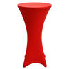 STEHTISCHHUSSE Stella Ø 70 cm Rot - Rot, Textil (70/120cm)