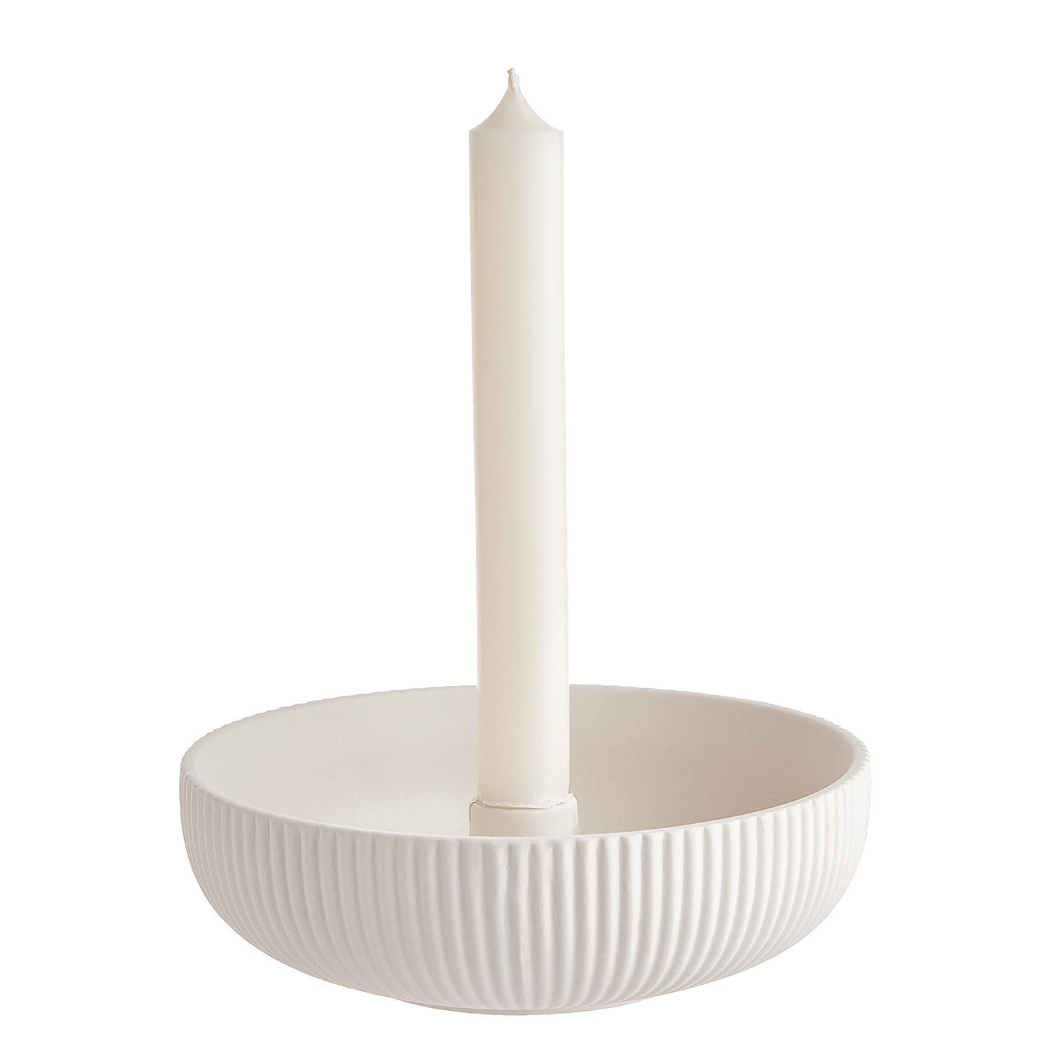 STABKERZENHALTER Candle Bowl - Beige, Keramik (16/5/16cm) - BUTLERS