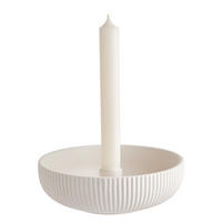 STABKERZENHALTER Candle Bowl - Beige, Keramik (16/5/16cm) - BUTLERS
