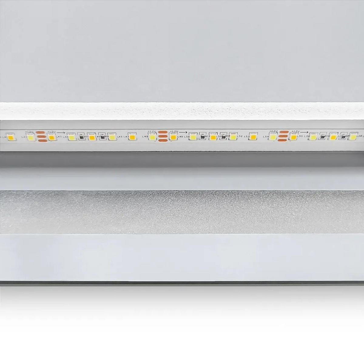 SPIEGEL Rea Led 80x60cm P10407 - Weiß, Glas (80/60/2cm) - REA