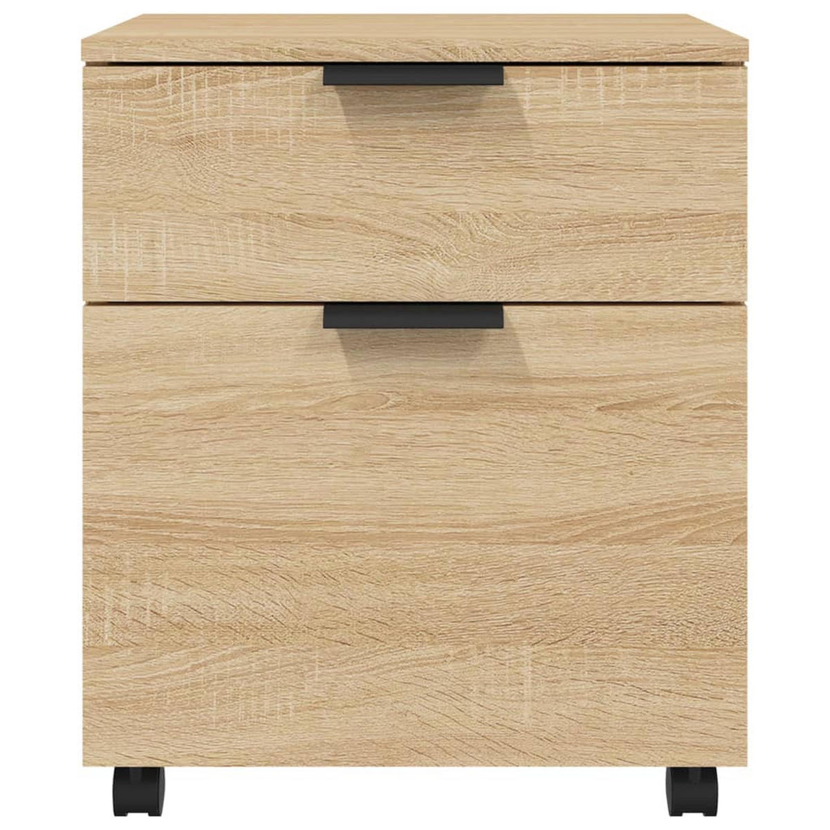 ROLLCONTAINER Mosab rollbar Sonoma-Eiche 45x38x54 cm - Sonoma Eiche, Holz (45/54/38cm) - DELUKE