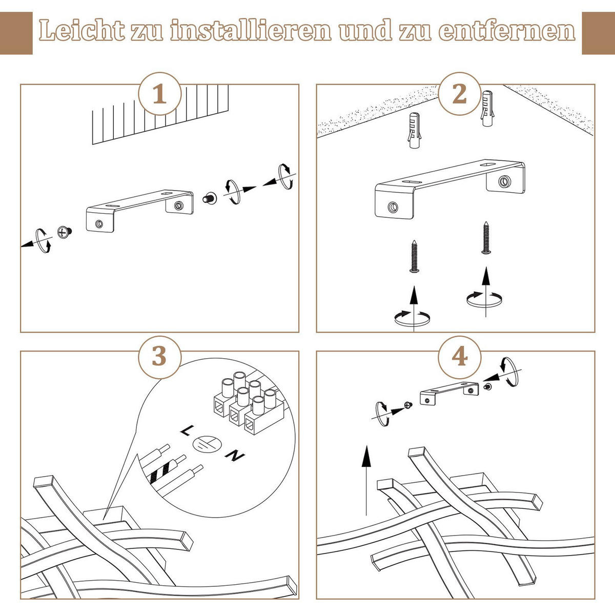 LED-DECKENLEUCHTE Fulbright 42.5/42.5/7 cm - Schwarz, Metall (42.5/42.5/7cm) - Nettlife