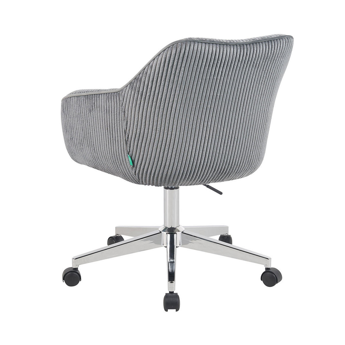 BÜROSTUHL Mika-Noel 2er-Set - Chromfarben/Grau, Textil/Metall (60/79/61cm) - DUBI Möbel