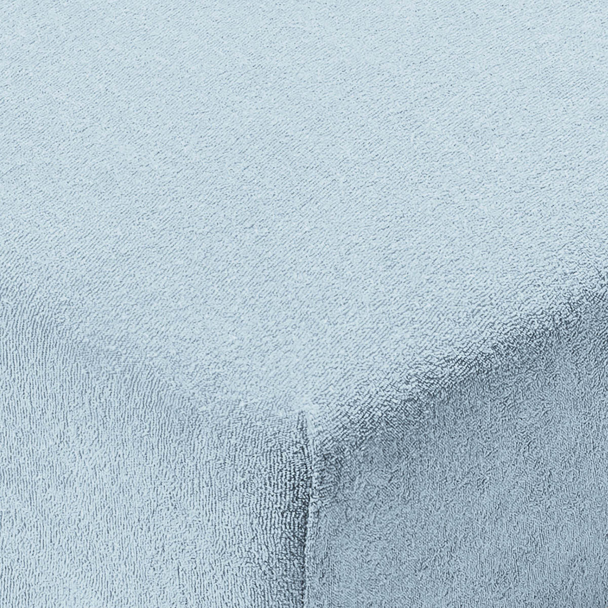 FROTÉ napínacie prestieradlo s certifikátom Oeko-TEX, 140x200x27cm, Hellblau - svetlomodrá, textil (140/200cm) - Blumtal