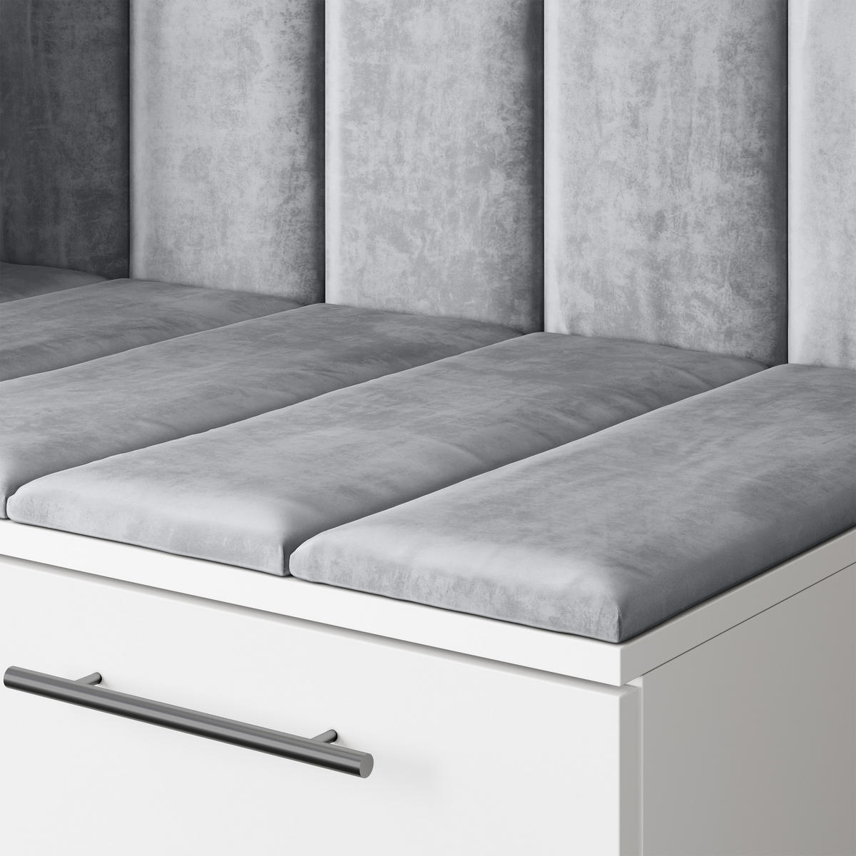 GARDEROBENSCHRANK REMA 120/240/60 cm Modern Weiß - Weiß, Holzwerkstoff (120/240/60cm) - MASSENO