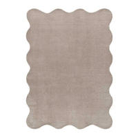 HOCHFLORTEPPICH Waschbar Stein Mellow 160/230 cm - Taupe, Kunststoff/Textil (160/230cm) - Atticgo