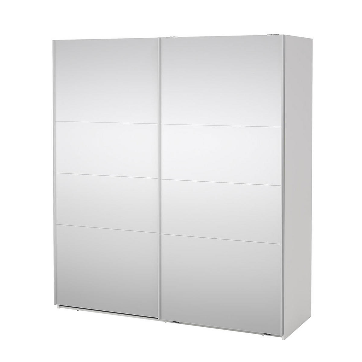 SCHIEBETÜRENSCHRANK, Catania, Weiß, Holzwerkstoff, 179 x 67 x 201 cm - Weiß, Holzwerkstoff (179/201/67cm) - ebuy24