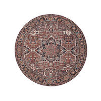 VINTAGE-TEPPICH George waschbar ø 160 cm rund - Multicolor, Kunststoff (160/160cm) - benuta