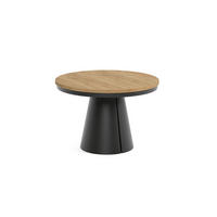 ESSTISCH CALMA Bis - Honigeiche/Schwarz, Holzwerkstoff/Metall (120/120/76cm) - Meblini