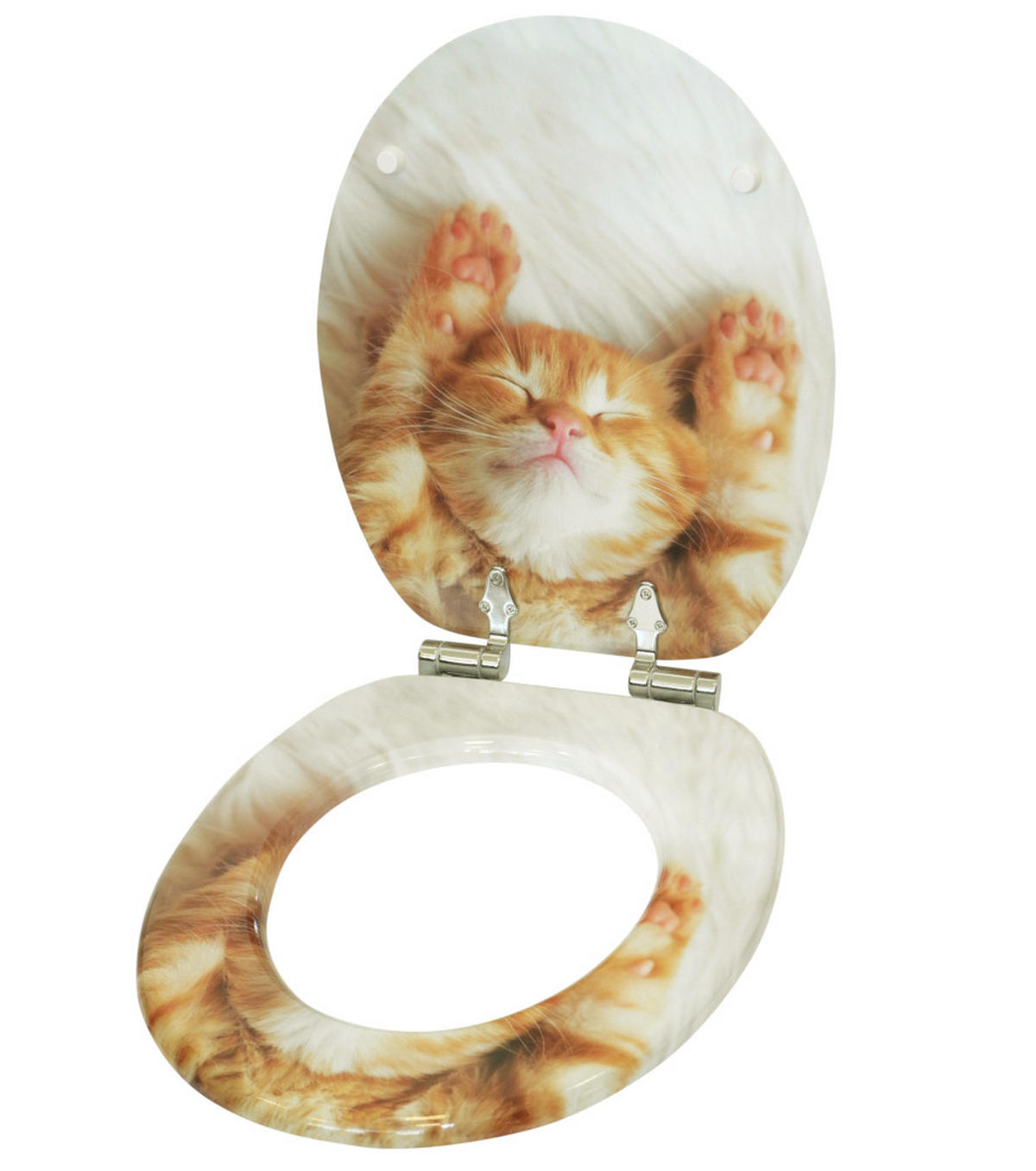 WC-SITZ Lilly - Braun, Holzwerkstoff (38/6/47cm) - Sanilo