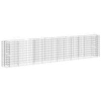 GABIONEN-HOCHBEET Verzinktes Eisen 470x50x100 cm - Silberfarben, Metall (470/100/50cm)