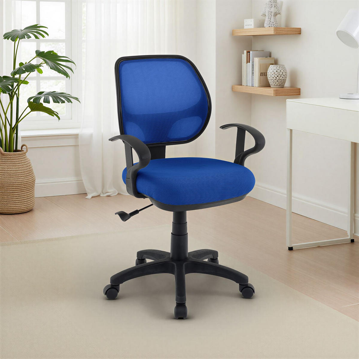 KINDERDREHSTUHL COOL-1 BLAU - Blau, Textil (58/97/58cm) - IDIMEX