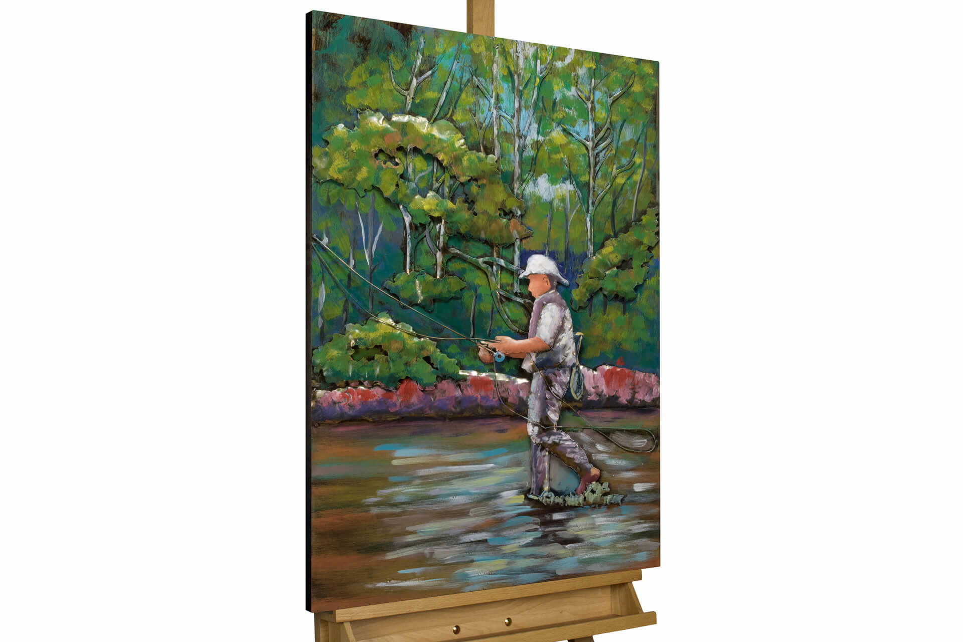 KUNSTLOFT KOVOVÝ OBRAZ NA UDICI, 60/90 CM