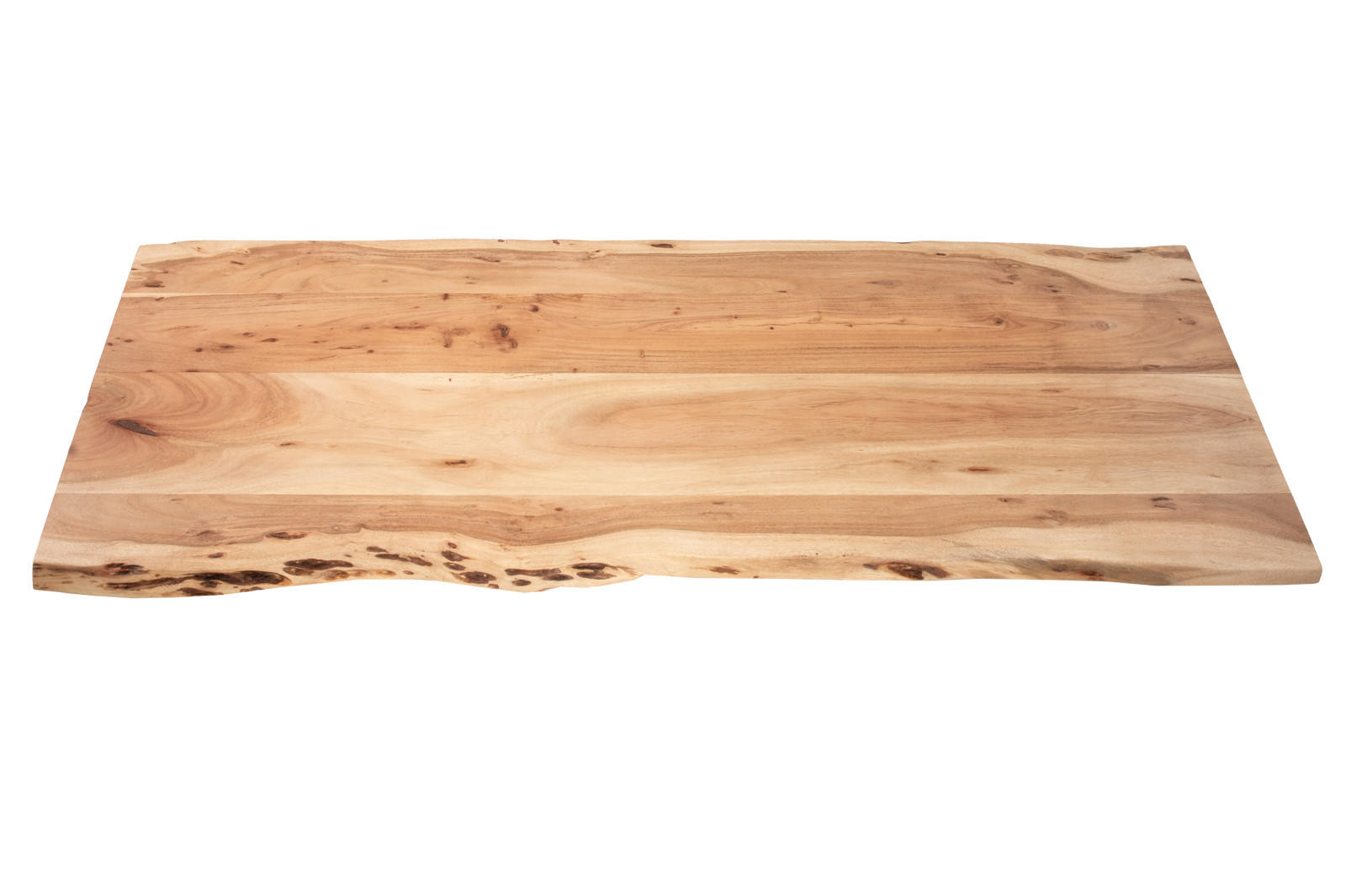 TISCHPLATTE CURT - Beige/Naturfarben, Akazienholz/Holz (60/140/3cm) - SAM