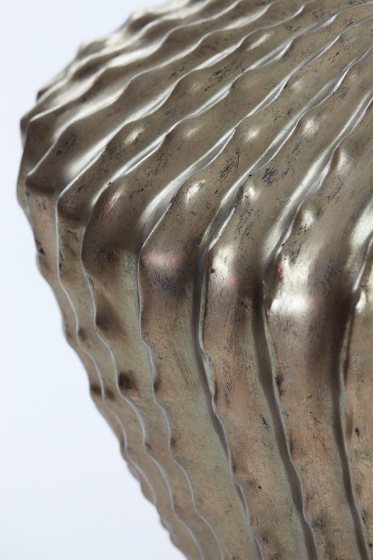 VASE Kakteen Bronze Ø66/88 cm - Goldfarben, Kunststoff (66/88cm) - Light & Living