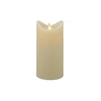 LED-KERZE Ø7,5x15 cm, Creme - Creme, Naturmaterialien (7.5/7.5/15cm) - dasmöbelwerk