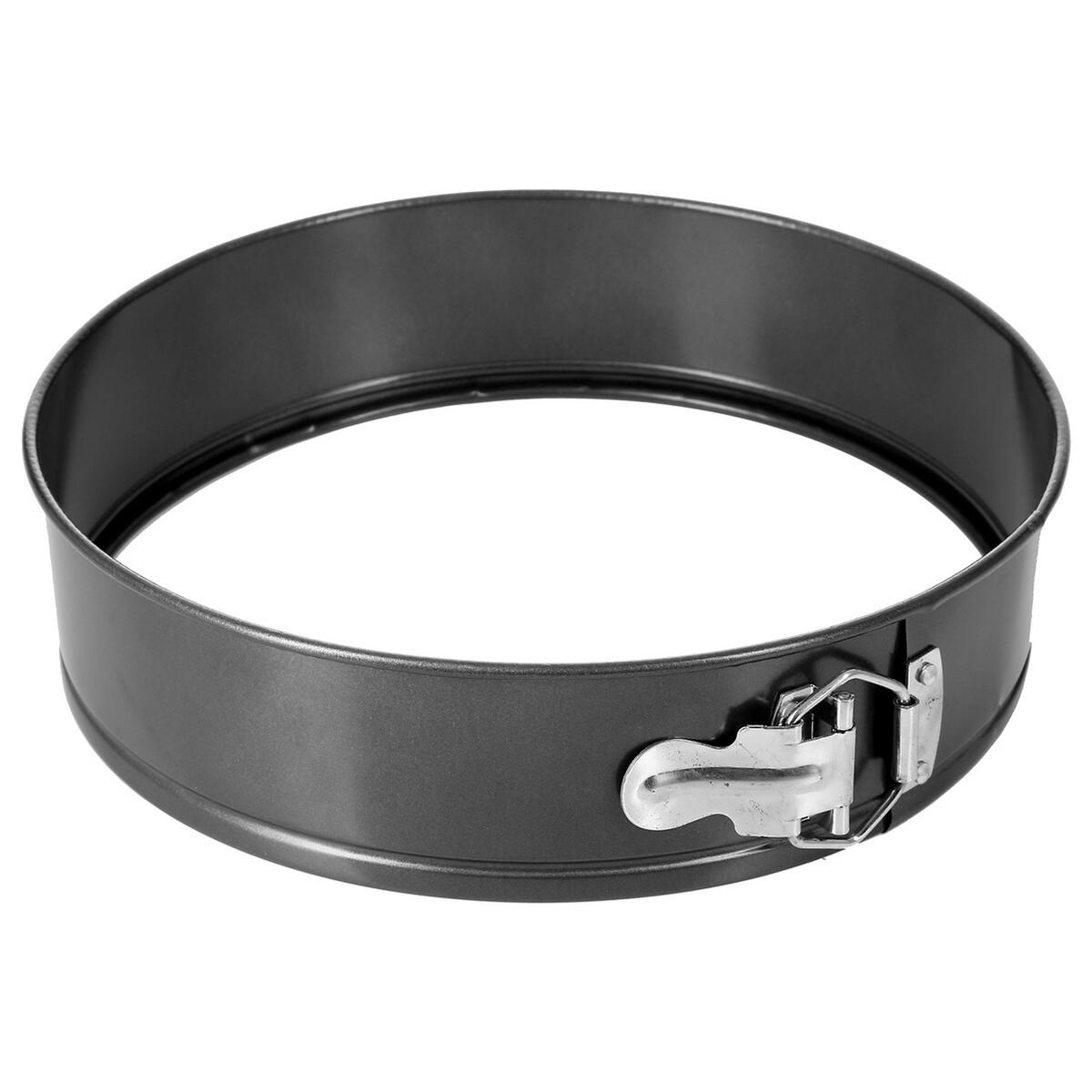 SPRINGFORM mit herausnehmbarer Boden, Metall, Schwarz, 26 cm - Schwarz, Metall (26/6.8/26cm) - 5five Simply Smart