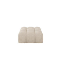 TABURET OLEA-PUF 91x87x44 cm Béžová Velur - černá/Sahara, kompozitní dřevo/textil (91/44/87cm) - ALTDECOR