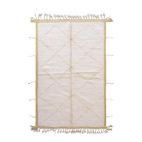 BERBERTEPPICH aus reiner Wolle 162x 263 cm - Gelb, Naturmaterialien (162/263cm) - AFK Living