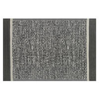 OUTDOOR-TEPPICH Ballari 180/120 cm - Schwarz, Kunststoff (120/180cm) - Beliani