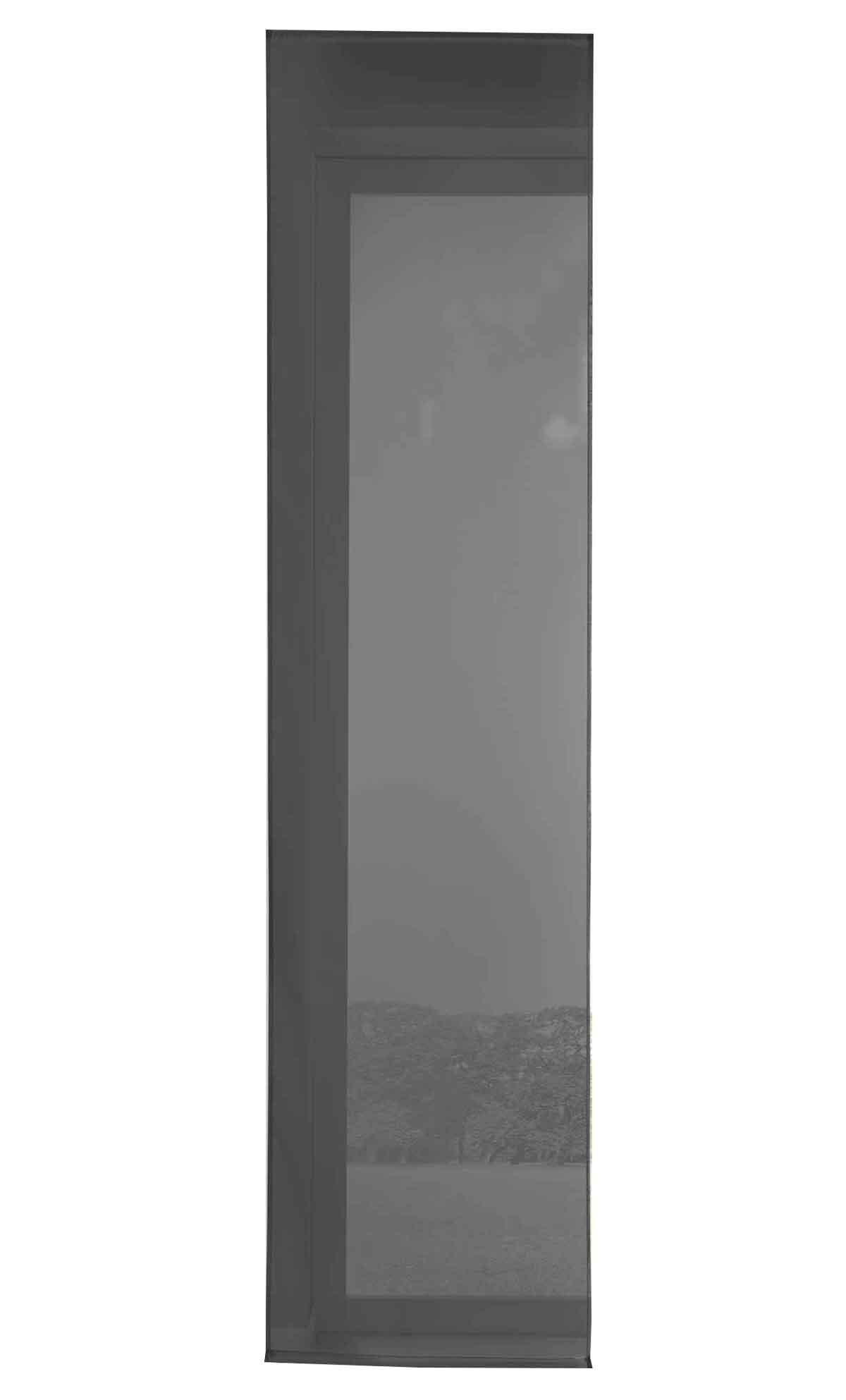 Gardinenbox Vorhang Schwarz 60x245x245 cm