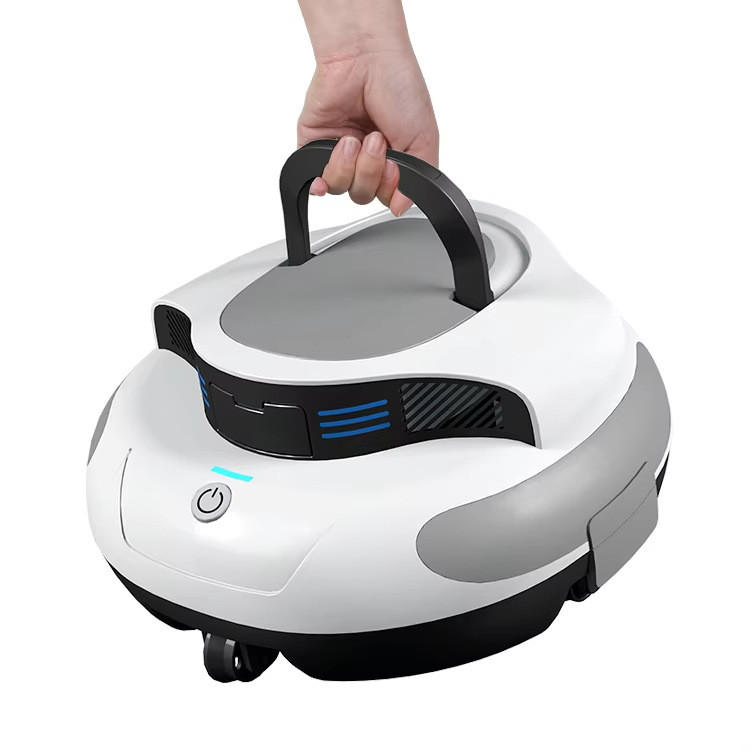 POOLROBOTER, Geeignet Für Flächen Unter 92 m² (EU-Stecker) - Weiß, Kunststoff (20.3/37.5/37.5cm) - Authentics
