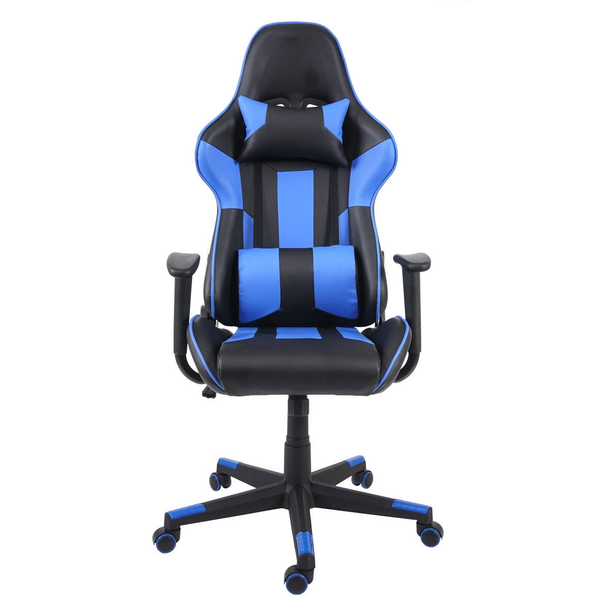 BÜROSTUHL Schwarz, Blau - Blau/Schwarz, Textil (67/136/69cm) - MCW