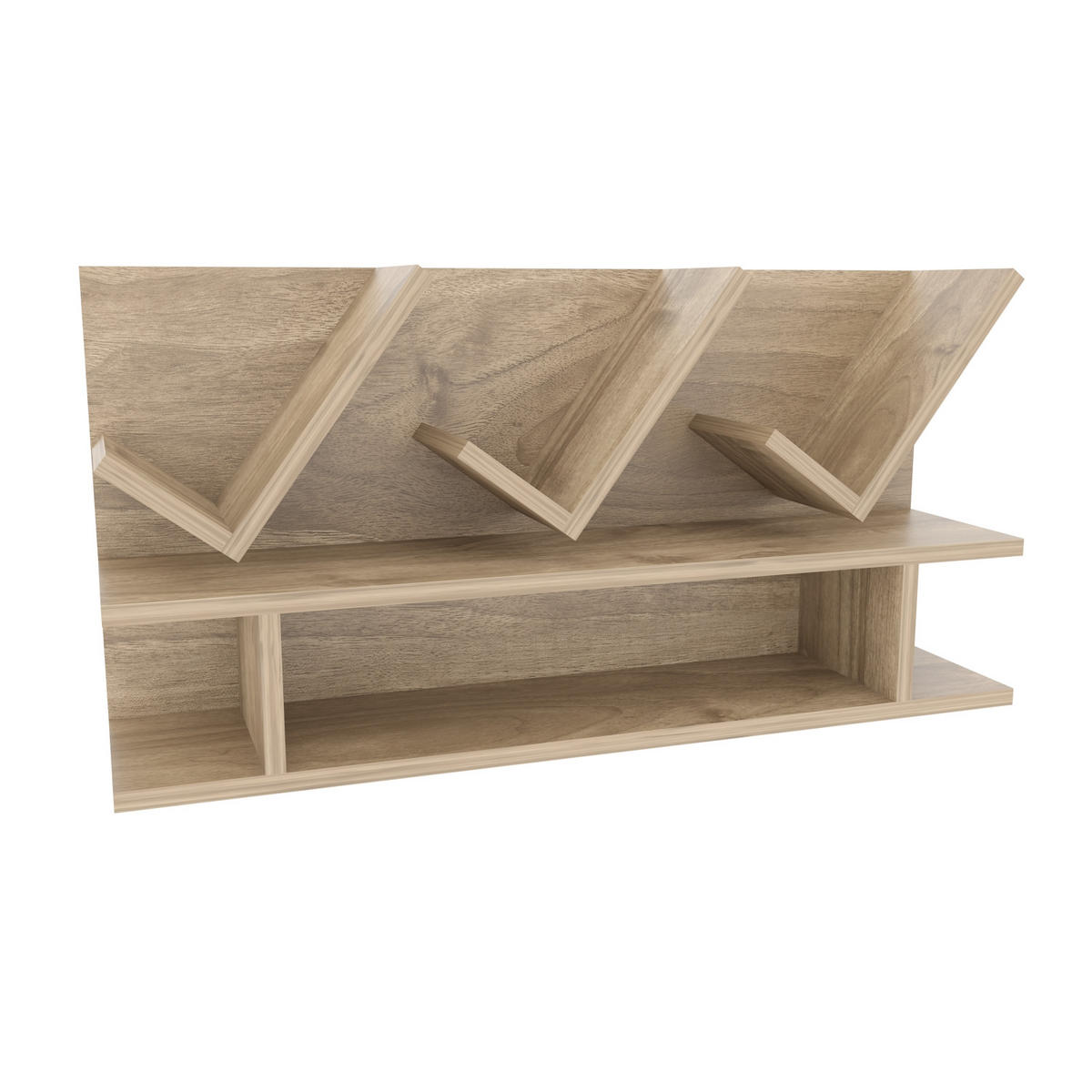 BÜCHERREGAL Larissa Walnuss - Eichefarben, Holzwerkstoff (22.5/45/90cm) - Decorotika