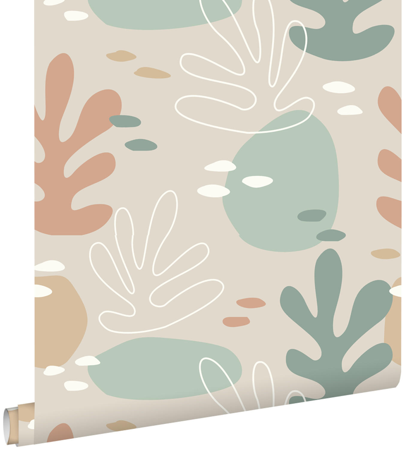 TAPETE Koralle 50 x 900 cm - Beige, Papier (50/0.1cm) - ESTAhome