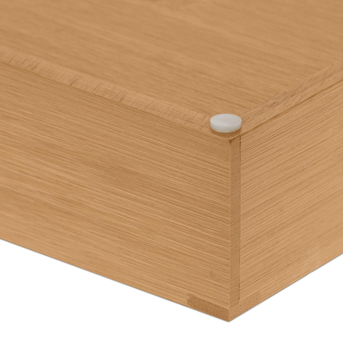 BESTECKKASTEN - Hellbraun, Holz/Kunststoff (47.5/5/38cm) - Relaxdays