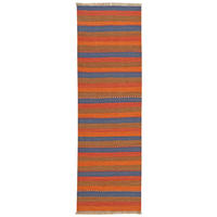 HANDWEBTEPPICH Kelim Gashgai Mehrfarbig 192/60 cm Schurwolle - Multicolor, Textil (60/192cm) - Looma