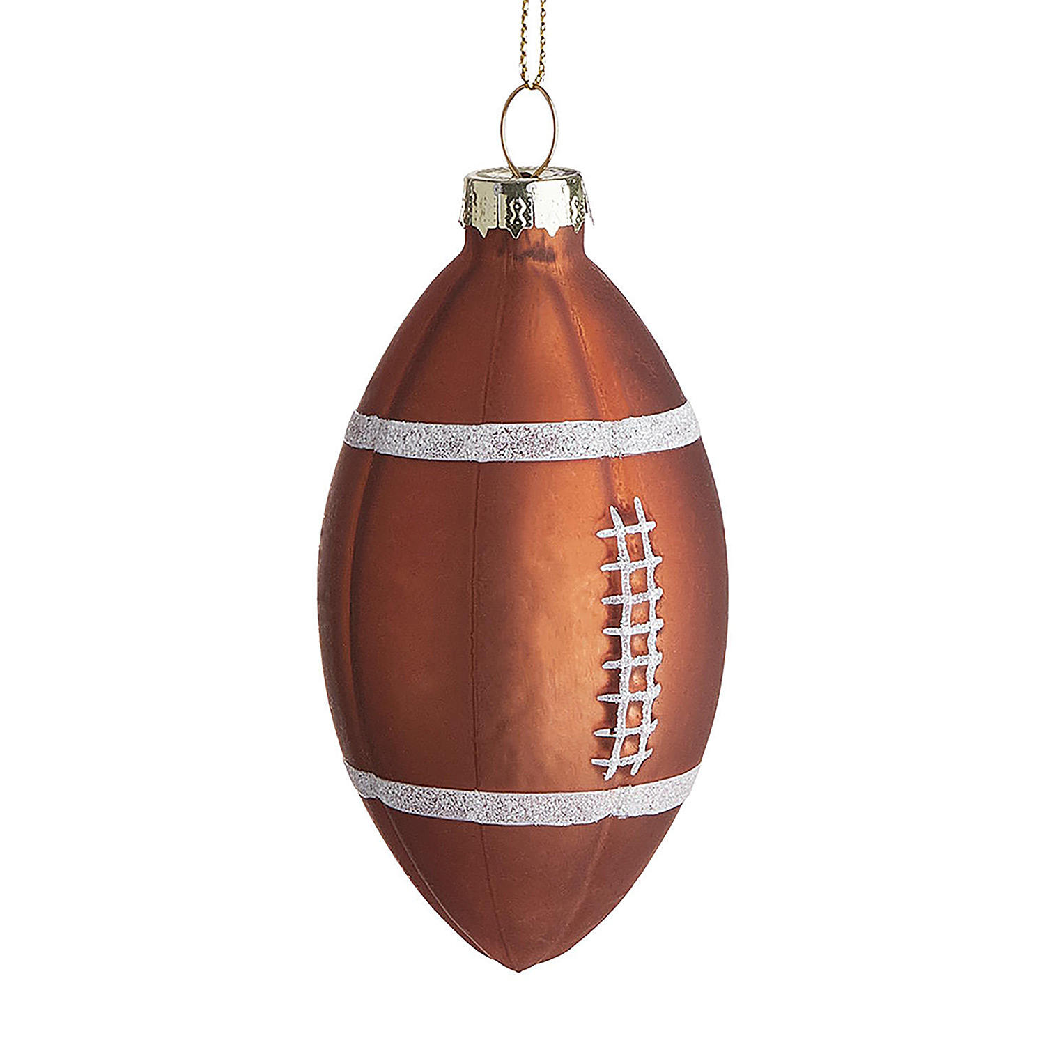 BAUMANHÄNGER Hang On Football - Braun, Glas (9/0.5/4cm) - Butlers