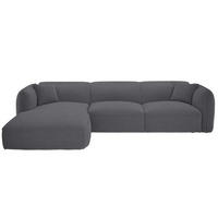 SOFA - 5 Personen - stoff - anthrazitgrau Camilio - Anthrazit, Textil (272/74/165cm) - Vente-Unique