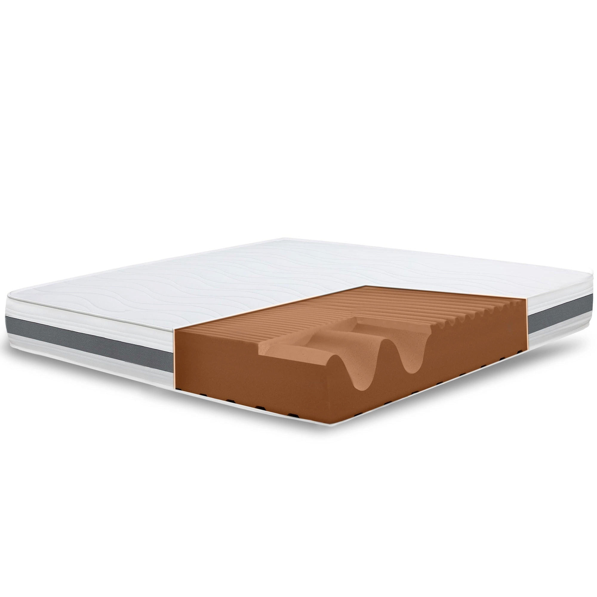 The White Stone MATRAC 135x195 cm Antibakteriálna Pena | Výška 25 cm | Poťah 3D Air Hypoalergénny