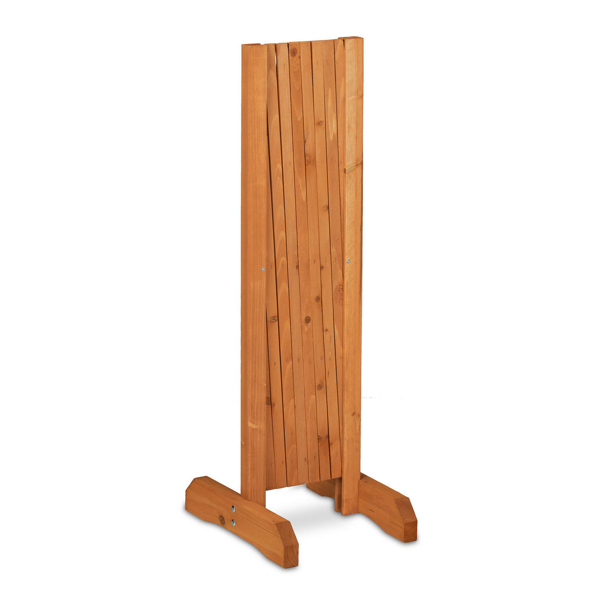 RANKGITTER - Orange, Holz (180/73/28cm) - Relaxdays