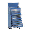 FAHRBARER Werkzeugwagen, Rollwagen, Blau - Blau, Metall (33/113/61.5cm) - HOMCOM
