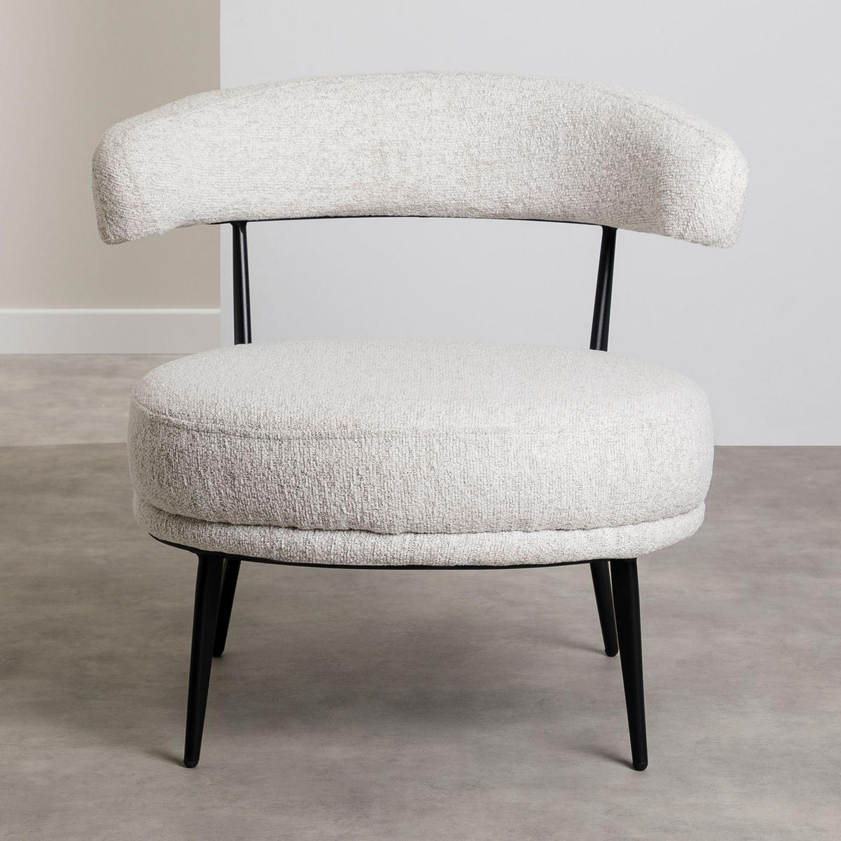 LOUNGESESSEL MANAO - Beige, Textil (62/68/68cm) - IDIMEX