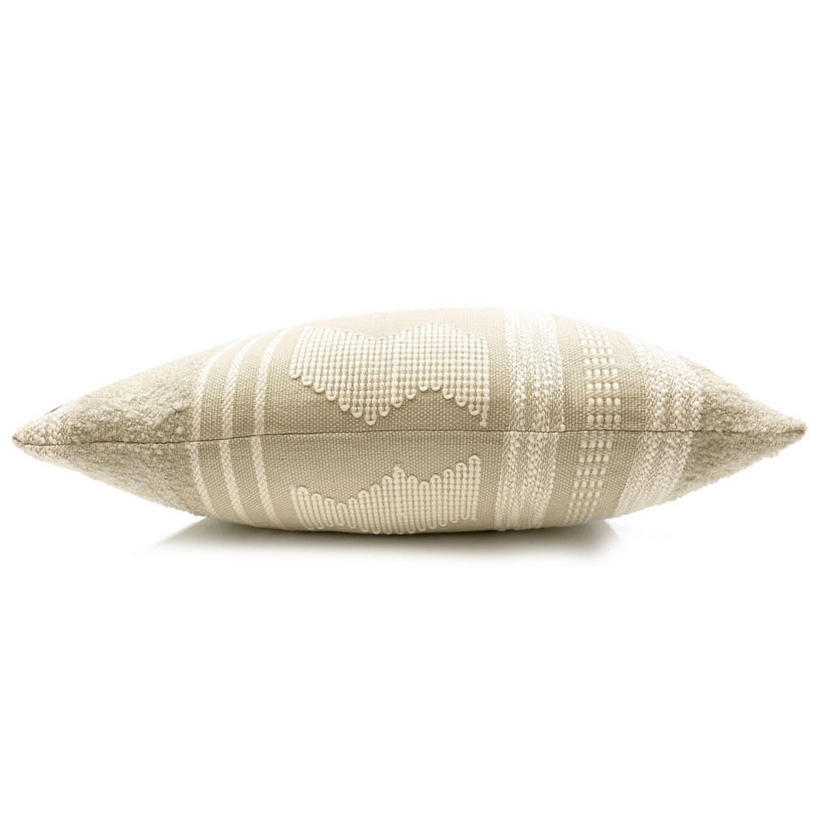 DEKOKISSEN Crafty cremefarbe 50x50 - Weiß, Textil (50/50/12cm) - Malagoon